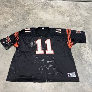 Cincinnati Bengals Akili Smith #11 Champion Men’s Jersey Size 52 2XL PAINT RARE